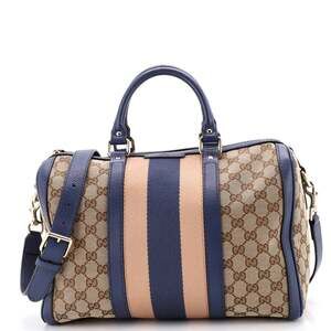 Gucci Vintage Web Boston Bag Gg Canvas #239956G10B